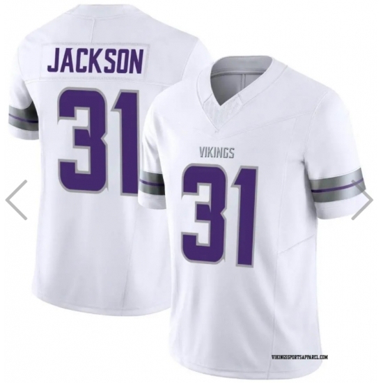 Personalized Men’s Minnesota Vikings #31 Khyree Jackson Winter Warriors Stitched NFL Jersey