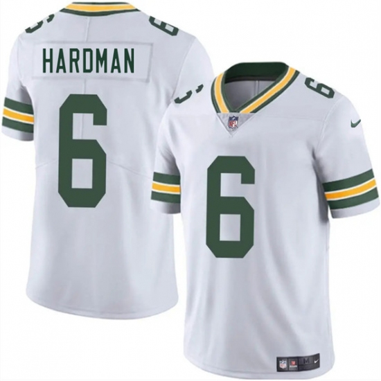 Personalized Men’s Green Bay Packers #6 Mecole Hardman White 2025 Untouchable Limited Football Stitched Jersey