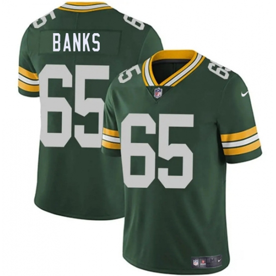 Personalized Men’s Green Bay Packers #65 Aaron Banks Green 2025 Untouchable Limited Football Stitched Jersey