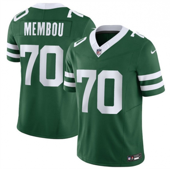 Personalized Men’s New York Jets #70 Armand Membou Green 2025 Draft F.U.S.E. Untouchable Limited Football Stitched Jersey