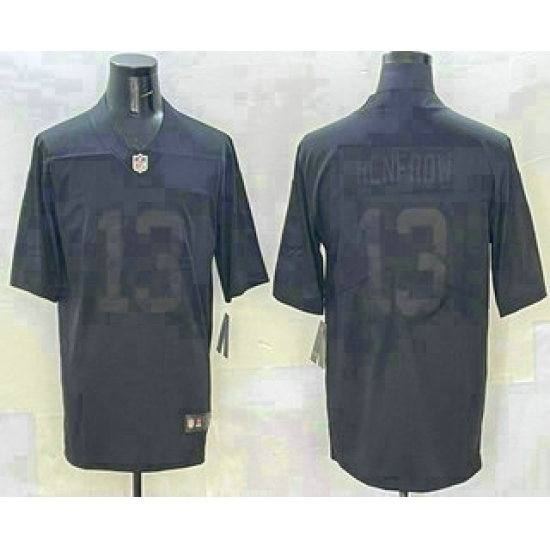 Personalized Men’s Las Vegas Raiders #13 Hunter Renfrow Balck Untouchable Stitched Jersey