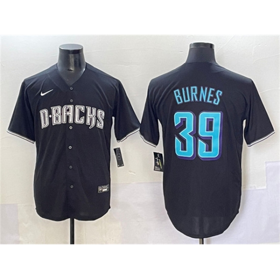 Personalized Men’s Arizona Diamondbacks #39 Corbin Burnes Black Stitched Baseball Jersey