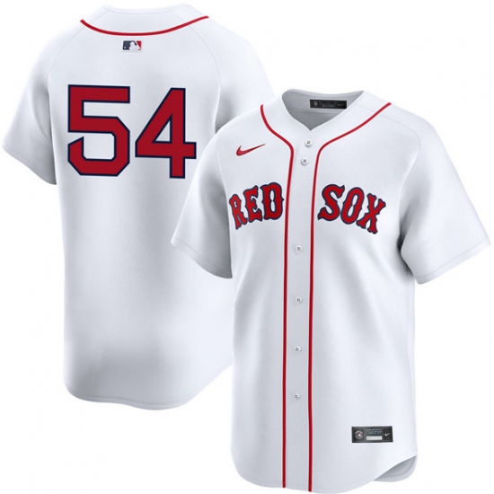 Personalized Men’s Boston Red Sox #54 Lucas Giolito White No Name 2024 Home Limited Stitched Jersey