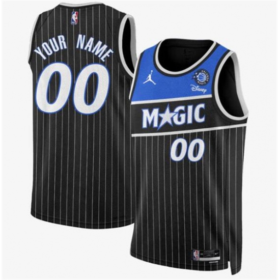 Personalized Men’s Orlando Magic Active Player Black 2025 New Generation of Magic Stitched Basketball Jersey
