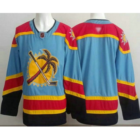 Personalized Men’s Florida Panthers Blank Blue Authentic Jersey