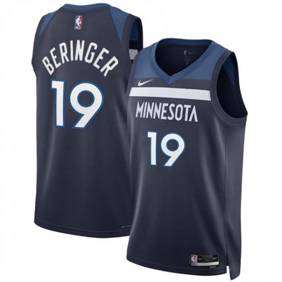 Personalized Men’s Minnesota Timberwolves #19 Joan Beringer Navy 2025 Draft Icon Edition navy Stitched Jersey