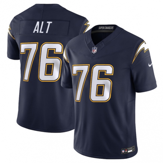 Personalized Men’s Los Angeles Chargers #76 Joe Alt Navy 2025 F.U.S.E. Alternate Limited Football Stitched Jersey