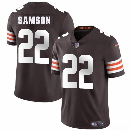 Personalized Men’s Cleveland Browns #22 Samson Brown 2025 Limited Football Stitched Jersey