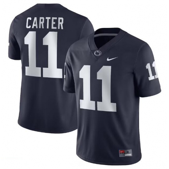 Personalized Men’s Penn State Nittany Lions #11 Abdul Carter Navy Stitched Football Jersey