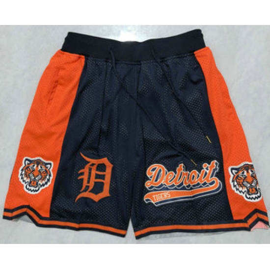 Personalized Men’s Detroit Tigers Navy Blue Just Don Shorts Shorts