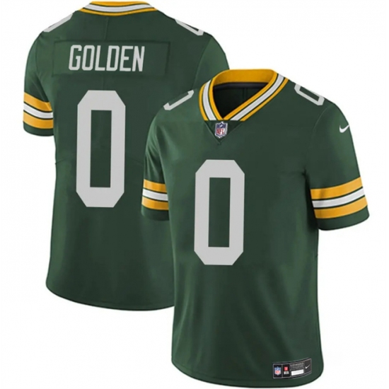 Personalized Men’s Green Bay Packers #0 Matthew Golden Green 2025 Untouchable Limited Football Stitched Jersey