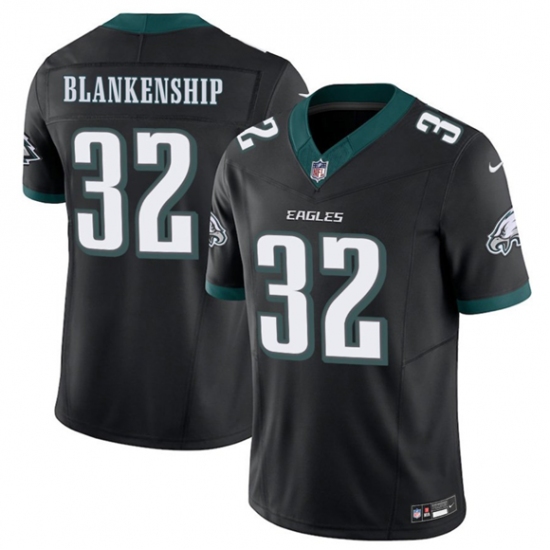 Personalized Men’s Philadelphia Eagles #32 Reed Blankenship Black 2025 F.U.S.E. Untouchable Limited Football Stitched Jersey