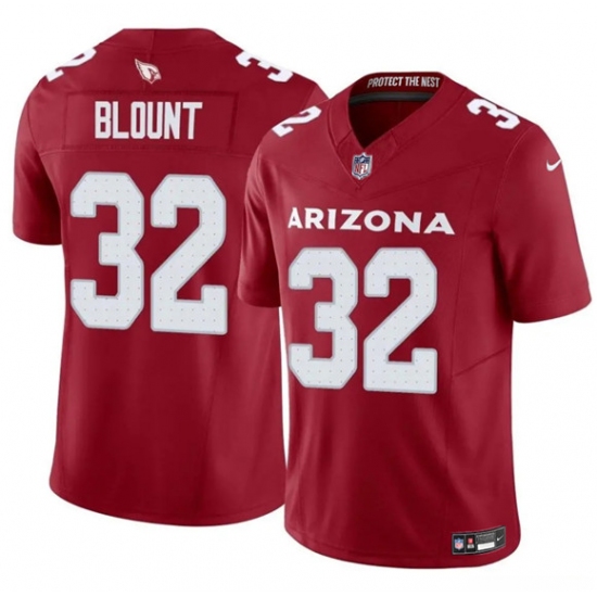 Personalized Men’s Arizona Cardinals #32 Joey Blount White 2025 F.U.S.E. Untouchable Limited Football Stitched Jersey