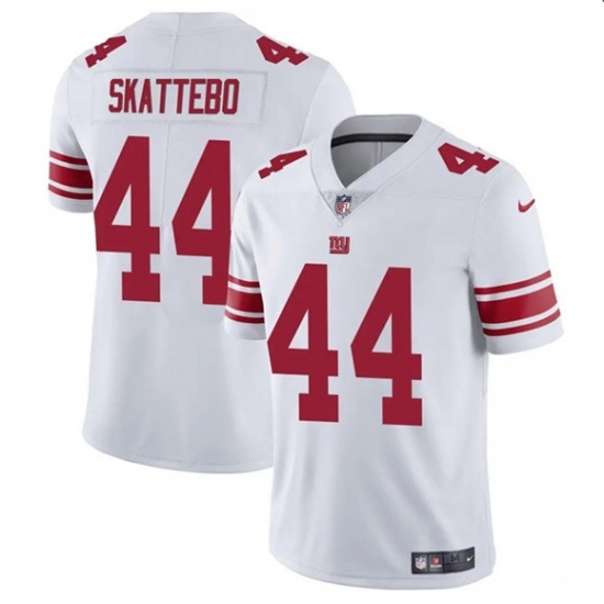Personalized Men’s New York Giants #44 Cam Skattebo White 2025 Draft Untouchable Limited Football Stitched Jersey