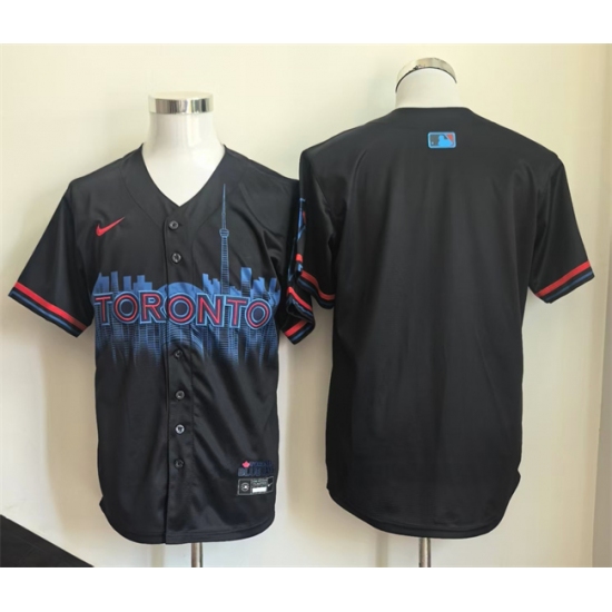 Personalized Men’s Toronto Blue Jays Blank Navy 2024 City Connect Limited Stitched Baseball Jersey