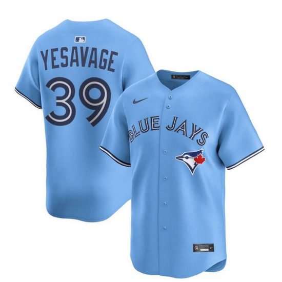 Personalized Men’s Toronto Blue Jays #39 Trey Yesavage Powder Blue MLB Baseball Player Jersey