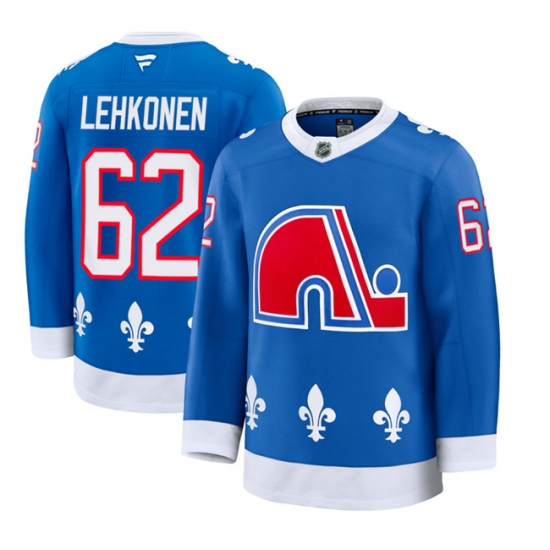 Personalized Men’s Colorado Avalanche #62 Artturi Lehkonen Blue 2025 Alternate Stitched Jersey