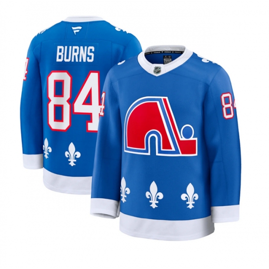 Personalized Men’s Colorado Avalanche #84 Brent Burns Blue 2025 Alternate Stitched Jersey
