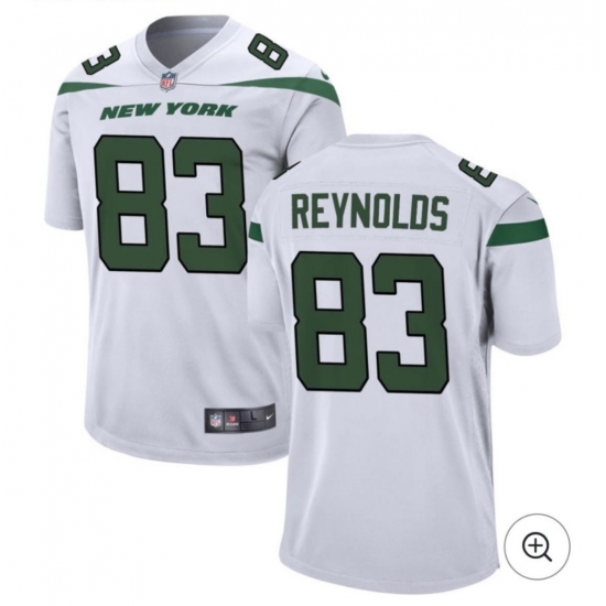 Personalized Men’s New York Jets #83 Josh Reynolds White Untouchable Limited Football Stitched Jersey