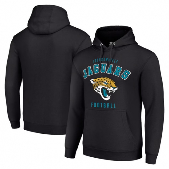 Personalized Men’s Jacksonville Jaguars Black Pullover Hoodie