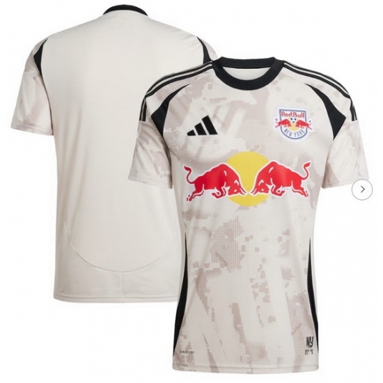 Personalized Men New York Red Bulls Tan 2025 Stone Jersey