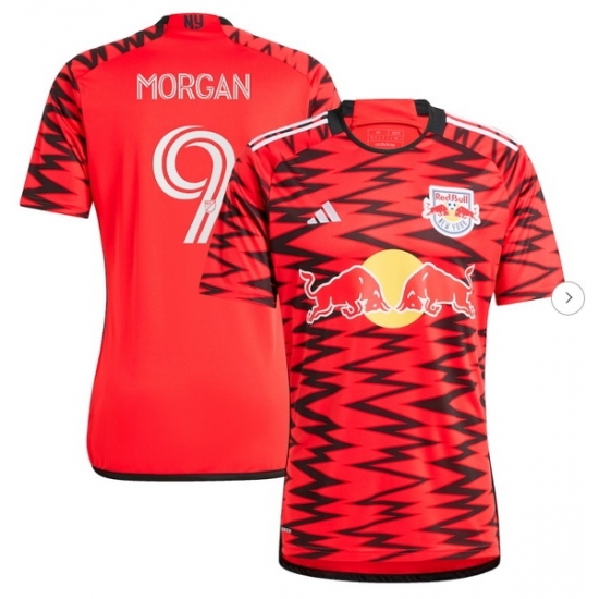 Personalized Men New York Red Bulls Lewis Morgan Red 2024 Legacy Player Jersey