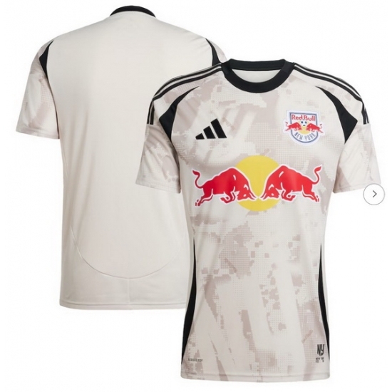 Personalized Men’s New York Red Bulls Tan 2025 Stone Jersey