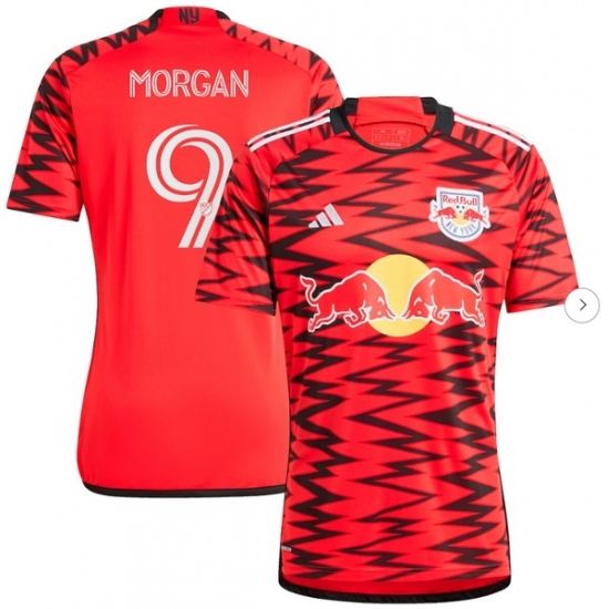 Personalized Men’s New York Red Bulls Lewis Morgan Red 2024 Legacy Player Jersey