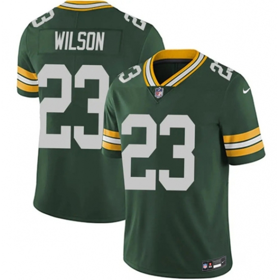 Personalized Men’s Green Bay Packers #23 Emanuel Wilson Green 2025 Untouchable Limited Football Stitched Jersey