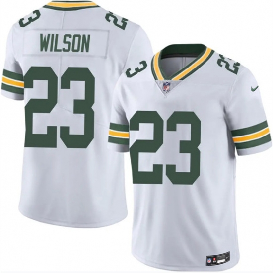 Personalized Men’s Green Bay Packers #23 Emanuel Wilson White 2025 Untouchable Limited Football Stitched Jersey
