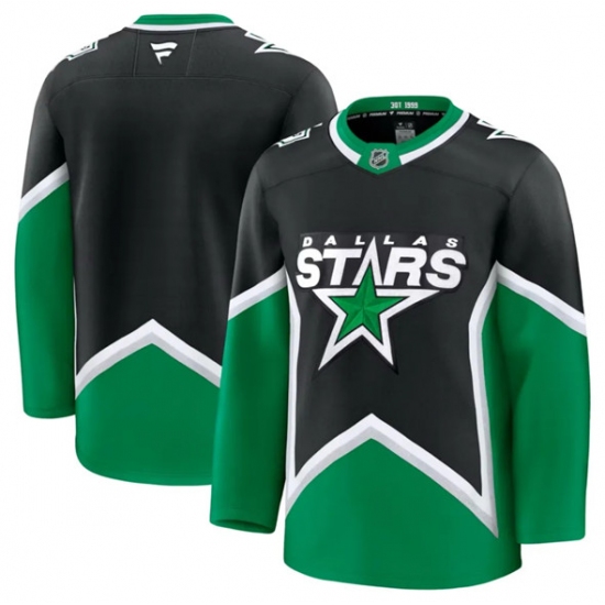 Personalized Men’s Dallas Stars Blank Black 2025-26 Alternate Stitched Hockey Jersey