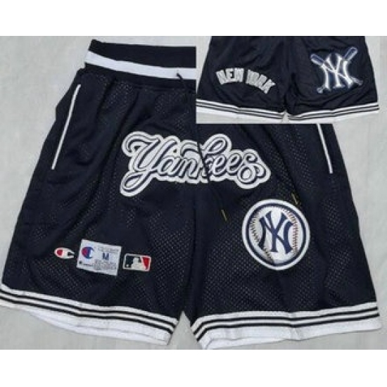 Personalized Men’s New York Yankees Navy 2025 Just Don Shorts