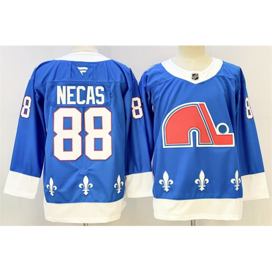 Personalized Men’s Colorado Avalanche #88 Martin Necas Blue 2025 Stitched Hockey Jersey