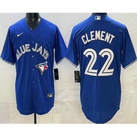 Personalized Men’s Toronto Blue Jays #22 Ernie Clement Blue Cool Base Jersey