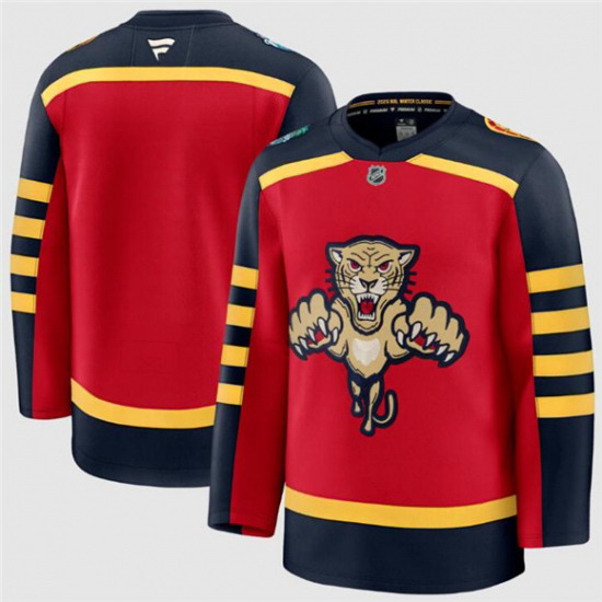 Personalized Men’s Florida Panthers Blank Red 2026 Winter Classic Stitched Hockey Jersey