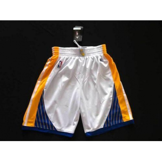 Personalized Golden State Warriors White NBA Shorts