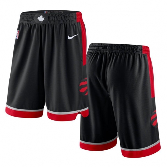 Personalized Men’ Toronto Raptors Black NBA Shorts (Run Smaller)