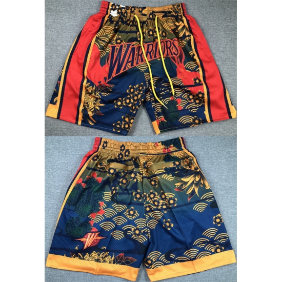 Personalized Men’s Golden State Warriors Shorts(Run Small)