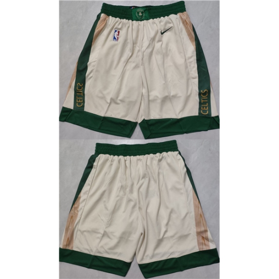 Personalized Mens Milwaukee Bucks White Shorts (Run Small)