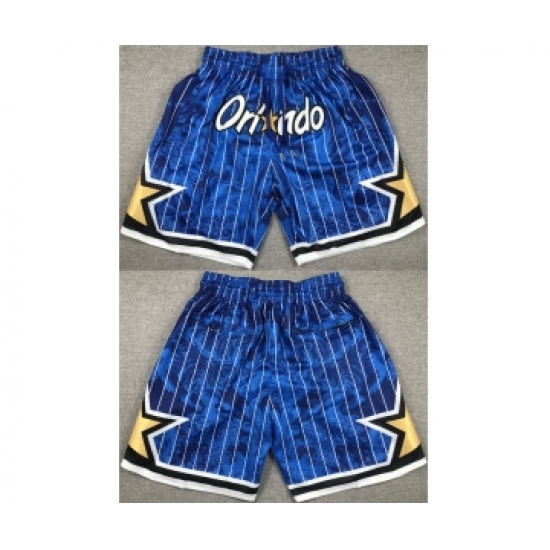 Personalized Mens Orlando Magic Blue Shorts(Run Small)