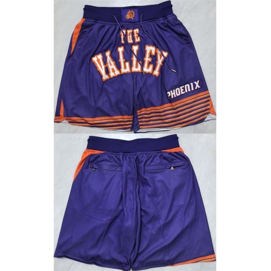 Personalized Men’s Phoenix Suns Purple Shorts (Run Small)