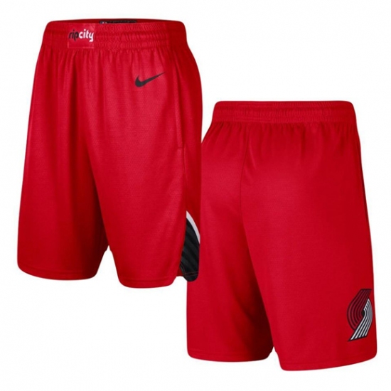 Personalized Men’s Portland Trail Blazers Red NBA Shorts (Run Smaller)