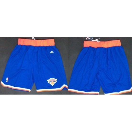 Personalized New York Knicks Blue NBA Shorts