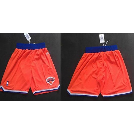 Personalized New York Knicks Orange Shorts