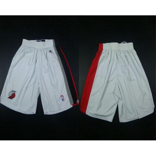Personalized Portland Trail Blazers White Shorts