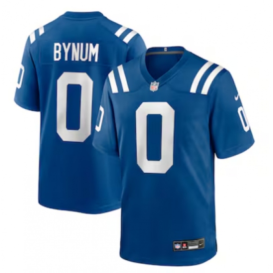 Personalized Men’s Indianapolis Colts #0 Camryn Bynum Limited Blue Royal Team Jersey