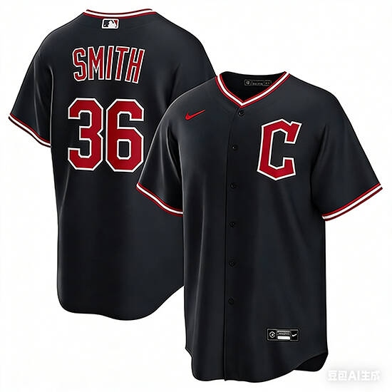 Personalized Men’s Cleveland Guardians #36 Cade Smith Navy 2025 Alternate Limited Stitched Baseball Jersey