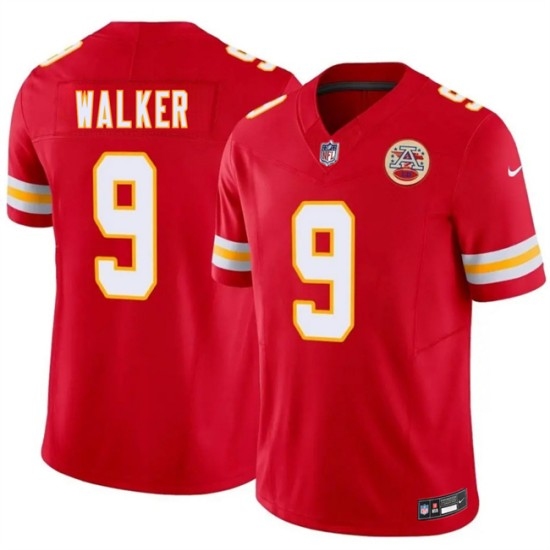 Personalized Men’s Kansas City Chiefs #9 Kenneth Walker III Red 2026 F.U.S.E. Untouchable Limited Stitched Football Jersey
