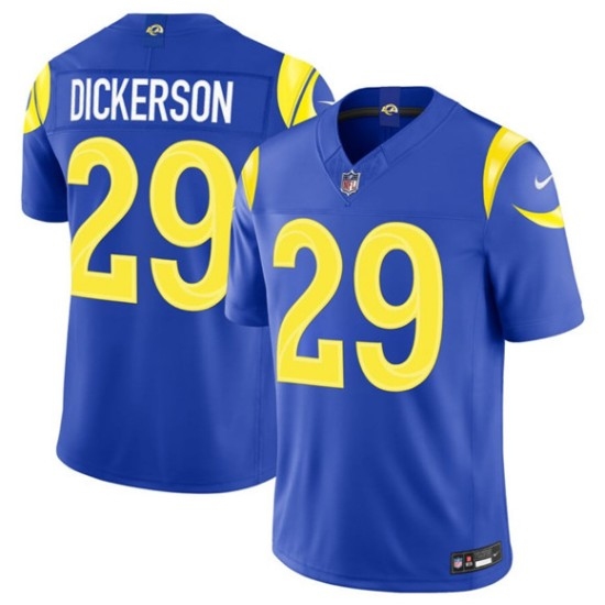 Personalized Men’s Los Angeles Rams #29 Eric Dickerson Royal 2026 F.U.S.E. Limited Football Stitched Jersey