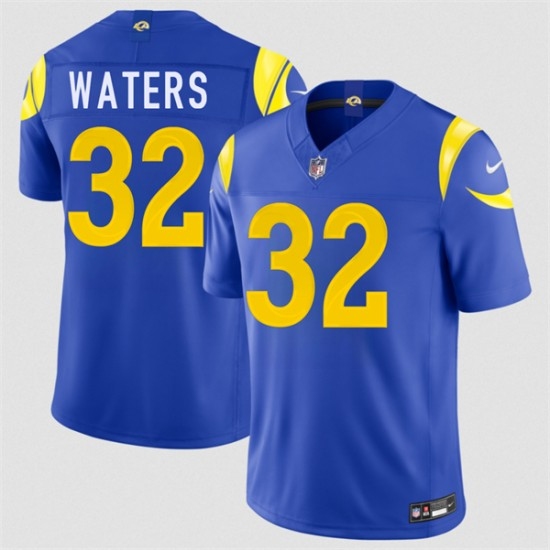 Personalized Men’s Los Angeles Rams #32 Jordan Waters Royal 2026 F.U.S.E. Limited Football Stitched Jersey